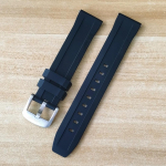 20 mm TISSOT SEASTAR 1000 seeria T120410 T120410A silikoonkummist kellarihma k&auml;ev&otilde;ru k&auml;ev&otilde;ru jaoks T120 jaoks must