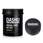 Dashu for Men Premium Original Super Matte Hair Wax 100ml + 15ml, 1 set black