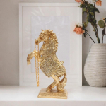 Horse Figurine Resin Sculpture for Desk Decoration in Bedroom Or Office Towards Right