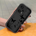 Pehme silikoonist ruudukujulise redeliga printimismustriga telefoni korpus, t&auml;iskaanega kaamera p&otilde;rutuskindel kaitse kummist &uuml;mbris Xiaomi Redmi jaoks Xiaomi Poco X4 GT pruun