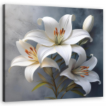 L&otilde;uenditr&uuml;kk, Lilled Liiliad Valged 30x30 valge