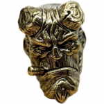 Suitsetav deemon Kolju Pea Messingist Noa Helmed EDC DIY Paracord kootud k&auml;ev&otilde;rud Pael V&otilde;tmehoidjad Ripatsid Aksessuaarid V&auml;list&ouml;&ouml;riistade Riputus messingu