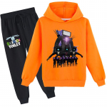 Lastele 3D kapuutsiga komplekt Skibidi tualett-puloveriga spordidress Speakerman Laste kampsun+p&uuml;ksid 170