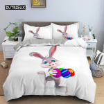 Multikas K&uuml;&uuml;lik J&auml;nes Voodipesu Komplekt Lastele T&uuml;drukutele Naistele Pol&uuml;ester Tekikott Tekikate Padjap&uuml;&uuml;ri ja Pol&uuml;ester Tekikattega EU single(135x200cm)