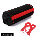 Karusnahast roolikate autole universaalne 38cm punutud auto rooli kaitsekate Nahast libisemisvastased siseosad