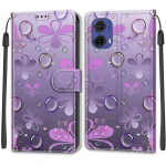 Luksuslik maalitud nahast &uuml;mbris rahakotiga, raamatu stiilis kaitse&uuml;mbris Motorola Moto G85 5G/G75/G55 5G/G35/G34 5G/G24/G04/G15/G05/G84 5G/G54 5G/G24 Power jaoks Moto G54 Power