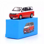 1/64 m&otilde;&otilde;tkavas T6 Multivan MPV kaubiku miniatuurmudel 1:64 Vaba Ratta M&auml;nguauto S&otilde;iduk Valatud Sulamist Kollektsioon Kingitus Poistele Lapsele punane