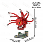Loominguline MOC M&auml;ng D&D Ehitusklotsid DIY Automaatne Laadiv T&auml;ringutorn Mimic Displacer Koletise Mudelid Montaažim&auml;nguasjad Lastele