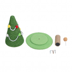 Kassi Kraapimispost J&otilde;ulupuu Stiilis Sisal M&ouml;&ouml;bli Kaitse Stabiilne Struktuur Kassipuu Kraapimispost Medium: 30 X 47cm / 11.8 X 18.5in