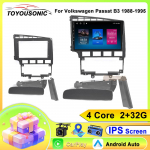 TOYOUSONIC autoraadio Volkswagen Passat B3 jaoks 1988-1995 Android Media Video Player GPS Navi peaseade Carplay Android Auto 2 Din