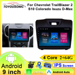 TOYOUSONIC Chevrolet TrailBlazer 2 S10 Colorado Isuzu D-Max Android Autoraadio Multimeediapleier GPS-navigatsioon Carplay Android Auto Autostuudio