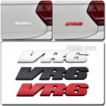 3D stiil VR6 embleem metallkleebis kere tagumine luuk kleebis tarvikud V-V V jaoks must