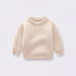 2024 S&uuml;gis/Talv Laste Kootud Kampsun: &Uuml;mmarguse kaelusega pullover poistele ja t&uuml;drukutele 66cm (6-12 lbs)