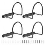 Seinale paigaldatav kauboikaabu riidepuu poolringikujulise disainiga, lihtne paigaldus, pesapallim&uuml;tsi konks, laia &auml;&auml;rega m&uuml;tsi v&auml;ljapanekuriiul Sets