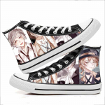 Bungo hulkuvate koerte kingad l&otilde;uendjalatsid vabaaja mugavad mehed ja naised kolledži Anime multifilmi &uuml;li&otilde;pilased k&otilde;rge abiga Cosplay Cos 35