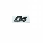 Auto 3D ABS Pagasiruumi T&auml;hed Logo M&auml;rk Embleem Stiil Kleebised G-hibli Q-uattroporte -Levante Q4 SQ4 GTS G-ransport Q4 must