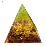 P&uuml;ramiidist ehtne spetsiaalne Peridot Faux V&auml;ike kaasaskantav p&uuml;ramiid Amet&uuml;stist kristallist kaunistus lauale E