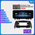 Ossuret 10.25 Carplay Android 13 Autoraadio Bluetooth Mercedes Benz W204/S204 C-klassile NTG 4.0 4.5 2008-2014 auto nutikad s&uuml;steemid multimeedia HC1 1G 32G