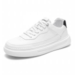 Uued kvaliteetsed meeste vabaajajalatsid Klassikalised kvaliteetsest nahast k&auml;imisjalatsid Mugavad pehmed &auml;ridisaini valged kingad 39