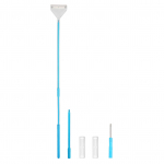 Vetikapuhasti k&uuml;&uuml;rimispadi alumiiniumsulamist akvaariumi klaasipuhastajad kalapaagi jaoks sinine sinine
