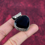 Iolite ripats, 925 tahke h&otilde;bedast ripats, k&auml;sitsi valmistatud v&auml;&auml;riskivide ehted, kingitused naisele uhiuus ripats 1.45 Inches