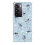Coque de t&eacute;l&eacute;phone - Maniacase - Oppo Reno 12 5G - Silicone - Souple - Stitch love coeur rose
