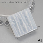 Silikoonist lillede liblikas k&uuml;&uuml;nte nikerdusvorm 3D stantsimisplaat k&uuml;&uuml;ned &scaron;abloonid isetehtud UV-geel-manik&uuml;&uuml;ri t&ouml;&ouml;riistad k&uuml;&uuml;ntekunsti entusiastid A3