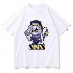 M&otilde;rvadroonid Uzi T-s&auml;rk Unisex /Naiste Harajuku Esteetiline Graafiline Kawaii T-s&auml;rgid Unisex Anime Multikad T&auml;navar&otilde;ivad Liivapuuvillased T-s&auml;rgid 2XL