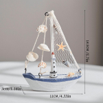 Puidust ehe k&auml;sit&ouml;&ouml; kontori t&ouml;&ouml;laua ornament armas vahemerelise kestaga purjepaadi mudel Festivali kingitus lapsele