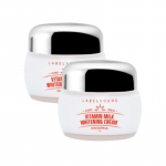 LabelYoung Vitamiinipiim helestav kreem 2-pakk &ndash; Korea valgendav p&auml;evakreem s&auml;rava ja niisutatud naha jaoks, 55g kumbki 55g x 2