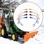 1/4 inch Hydraulic Quick Coupler Dust Cap and Plug Set Connect Practical Maintenance M132024