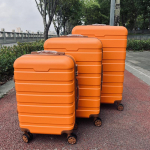 Vastupidav 20-tolline suure mahutavusega k&auml;rukohver paroolilukuga 12/20-inch 2-in-1 oranž