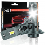 2 tk 20000LM H7 LED esitule pirnid 60W Mini juhtmevabad CSP auto esituled ventilaatoriga Auto dioodlambid H7 Turbo LED autotuled Canbus 12V 6500K valge