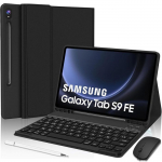 Klaviatuurikate Samsung Galaxy Tab S9 FE jaoks (10,9 tolli) Kaitse Bluetooth-klaviatuuri + juhtmevaba hiire + puutepliiatsiga