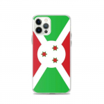 Coque iPhone &ndash; iPhone 12 Pro &ndash; Drapeau Burundi &ndash; Supp &ndash; Mitmev&auml;rviline &ndash; Vertikaalne