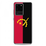 Coque T&eacute;l&eacute;phone - Samsung - Galaxy S20 - Drapeau Angola - Souple - Mitmev&auml;rviline