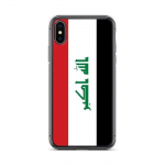 Coque iPhone - Irak - Drapeau - Souple - Mitmev&auml;rviline - &Uuml;hilduv iPhone X