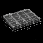 12 v&otilde;re plastikust korraldajahoidja k&uuml;&uuml;nekunsti kivist ehete jaoks s&auml;delevate tarvikute hoiukarp helmeste kaunistamiseks koguja t&ouml;&ouml;riistad