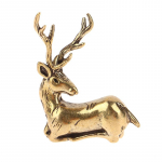 1 tk Retro messingist j&otilde;ulup&otilde;dra miniatuursed kujukeste festivalikaunistustarvikud Minihirve kujude t&ouml;&ouml;laua kaunistused