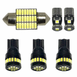 NRE210 ZWE211W ZRE212W ZWE214W Corolla Touring Originaal Pirni Vahetus T10 LED Salongivalgusti Komplekt valge