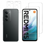 Verre Tremp&eacute; pour Xiaomi Redmi 15 et Protection Cam&eacute;ra [Pack 2] Film Vitre Protection Phonillico&reg;