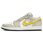 Air Jordan 1 Low Orewood Brown Meeste Tennised Light-Orewood-Brown Amarillo Valge CK3022-107 40.5