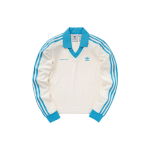 Adidas Originals X Sporty & Rich Kolmeleheline Triip Logotr&uuml;kiga Pikkade Varrukatega Retro T-s&auml;rk Naiste Topid Valge IN5249 XXS