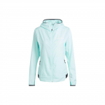 Adidas Xperior Windweave Tuulejakk &Uuml;hev&auml;rvilise logoga V&auml;lispordiks ja Matkajooksuks Naiste Jakid Pestud-Sinine HZ5317 S