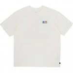 Nike Logotr&uuml;kiga &uuml;mara kaelusega T-s&auml;rk Unisex &Uuml;laosad Valge FV3502-133 XXL