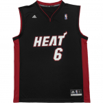 Adidas LeBron James Miami Heat Mugav Pehme Varrukateta Tr&uuml;kitud Korvpallis&auml;rk Meeste s&auml;rk Must 7818A-314-AEB1382 XXL