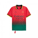 OFF-WHITE x Puma AC Milan Repliik S&auml;rk Punane Meeste Streetwear 783001-02 S