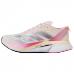 Adidas Adizero Boston 12 Kriidivalge Selge Roosa Unisex Tossud Kreemjas H&otilde;bedane-Metallik JQ8673 41⅓