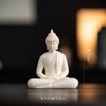 Sakyamuni Buddha kuju figuur, Tathagata Buddha figuur, keraamiline lamp, ring elutuppa, suitsutusruum, kodu dekoratsioon