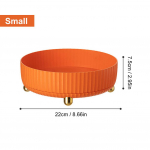 360 p&ouml;&ouml;rlev kandik k&ouml;&ouml;gis hoiukonteinerid v&uuml;rtsipurgile suupistete toidualus Vannitoa hoiukarp libisemiskindla kosmeetika korraldaja